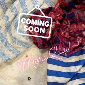 Some Lilly Pulitzer Pieces coming soon! Stay tuned!
